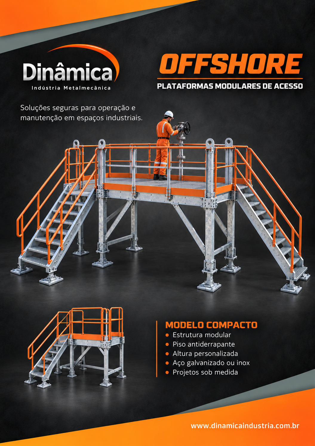 Plataformas modulares de acesso offshore